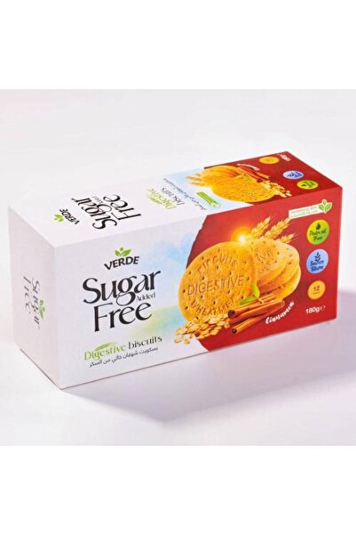 VERDİ بسكويت الشوفان دايجستف خالي من السكر 180 غرام - قرفة