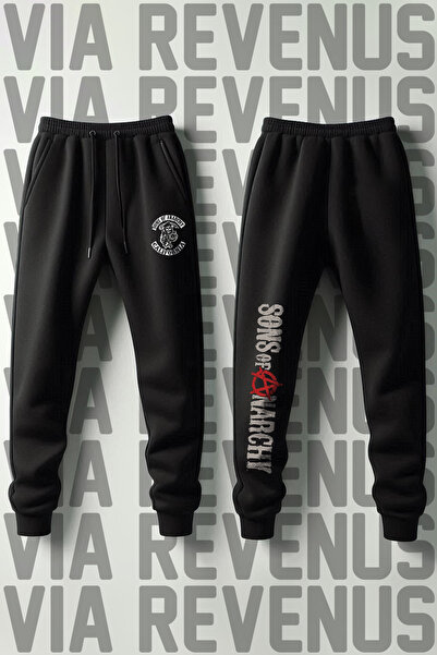 Vordevia Sons of Anarchy Printed 3-Thread Fleece-Lined Soft Fabric Tracksuit