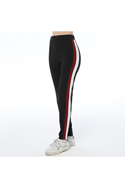 ASN concept Women's Side Double Color Black Knitted Leggings (with Plus Size Option)