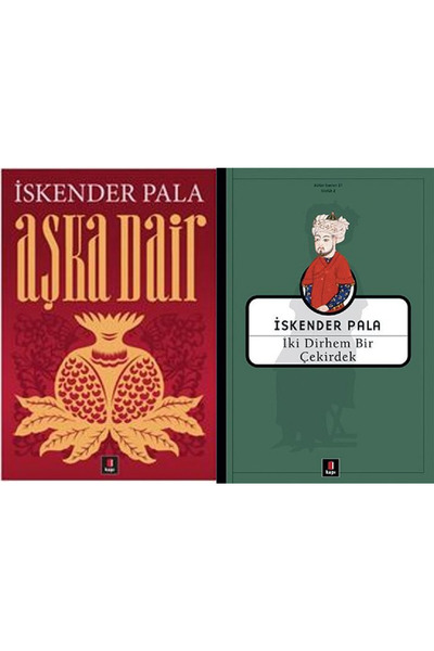 Kapı Yayınları Aşka Dair + İki Dirhem Bir Çekirdek 2 Kitap Set