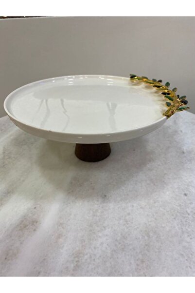 MİMSEGÜN DEKOR Presentation Plate with Olive Figure