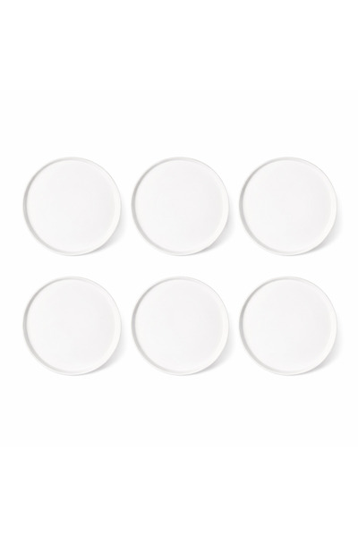 Cuisine Art EFE Bone China Dinner Plate 10.5 Inch (Set of 6) | Premium White Round Dinner Plate