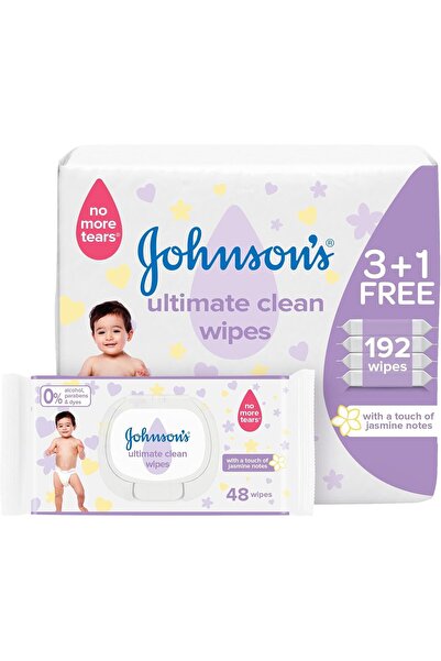 Johnson's مناديل مبللة للأطفال فائقة النظافة