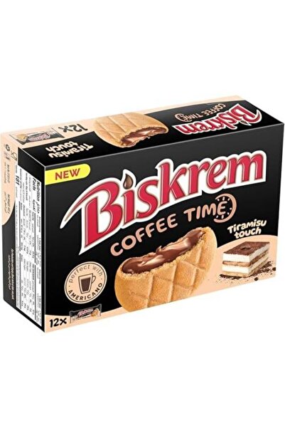 FO بسكويت كوفي تايم بنكهة التيراميسو من بسكريم - 12 قطعة