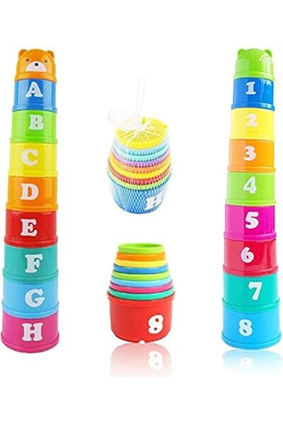 Generic لعبة أكواب بلاستيكية تعليمية من الفينيل من إنتاج كاستويف