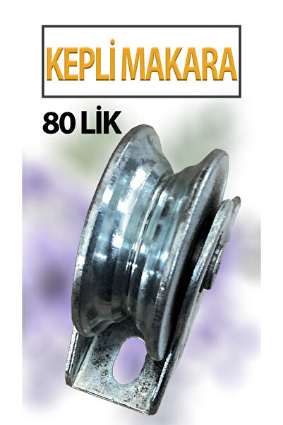 Trendhouse 80 Mm Raylı Kapı Makarası Demir Kapı Ray Makarası Kepli Makara