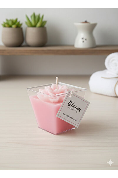 diğer 111 Mika Kokusuz Lotus Çiçekli Mum