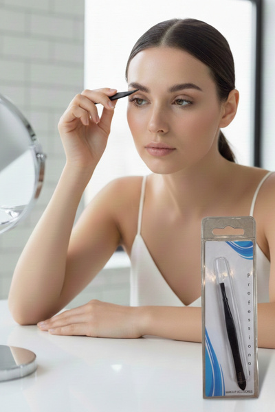 monangel Women's Professional Stainless Eyebrow Tweezers