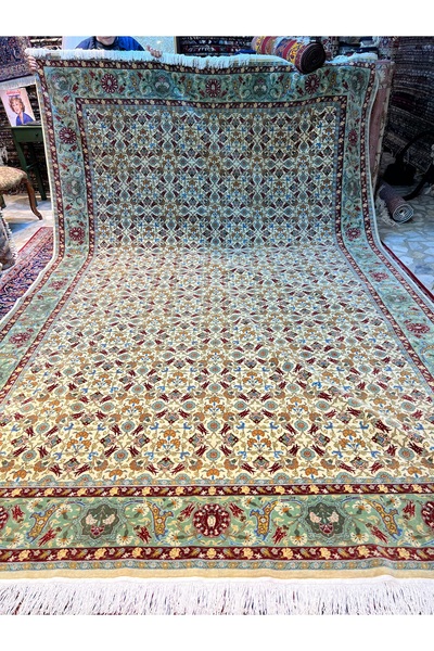 RD RAMAZAN DAĞ EL HALI SANATI El Dokuma Hereke Halısı Lalezar Model Birinci S...