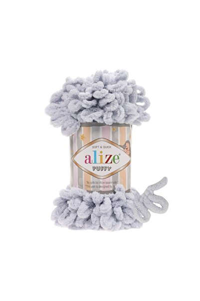 Alize 5 Gray Pieces of Panduf Hand Knitting Yarn, Blanket Yarn, Woolen Weft Yarn, Mop Yarn