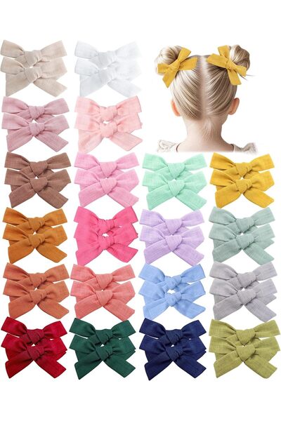 Prohouse 40 قطعة من ربطات الشعر للفتيات الصغيرات