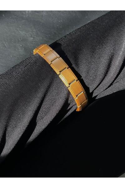 LUMİCOTAKI Unisex Nameless Plain Matte Flexible Bracelet with Gift Box