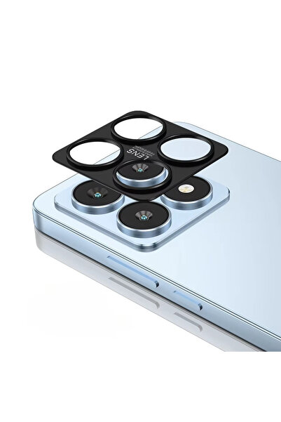Microcase Xiaomi 17 Uyumlu Kamera Lens Koruma Halkası - Kapalı Tasarım -Siyah...