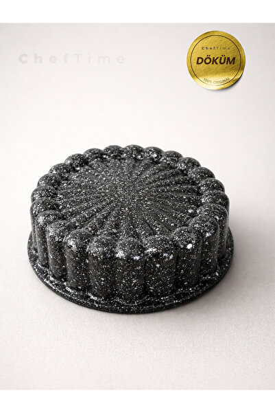 CHEFTİME Mini Siyah Tart Kek Kalıbı