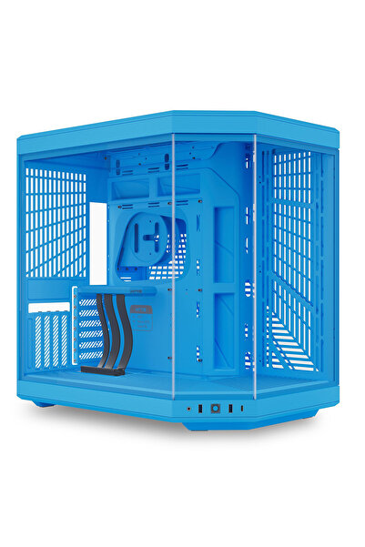 HYTE Y70 Blueberry Milk Temperli Cam USB 3.2 E-ATX Dual Chamber Mid Tower Gam...