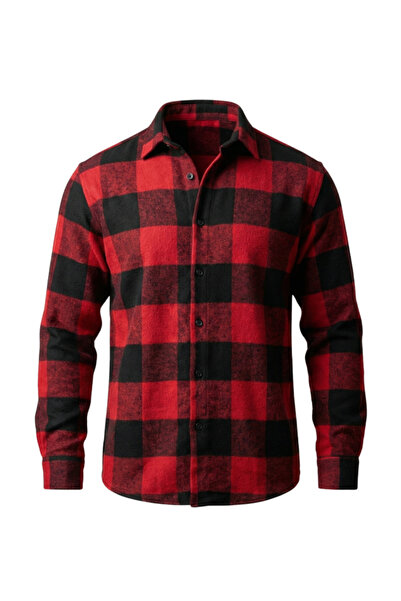 JANES Ανδρικό πουκάμισο ξυλοκόπο με καρό σχέδιο