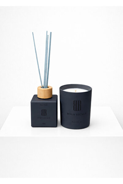 Boris Becker Siyah Renk Mat Mumluk Ve Oda Kokusu Seti