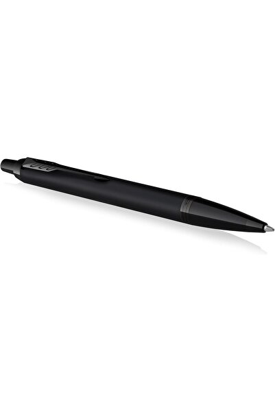 Parker AM Ballpoint Pen with Blue Ink Refill and Gift Box, Matte Black with Black Edges - 9809