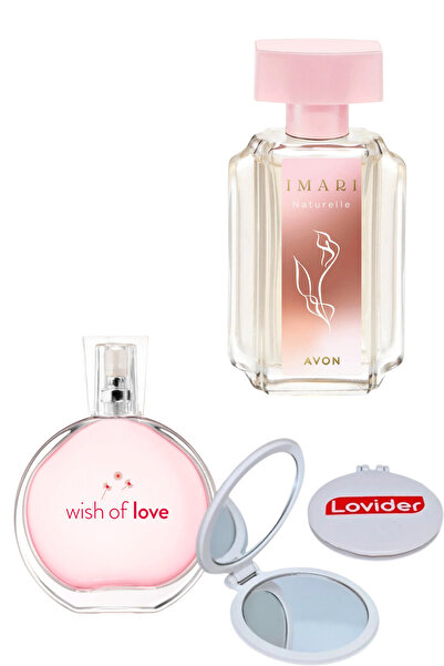 AVON Wish Of Love Parfüm EDT 50ml + Imari Naturelle Kadın Parfüm EDT 50ml + L...