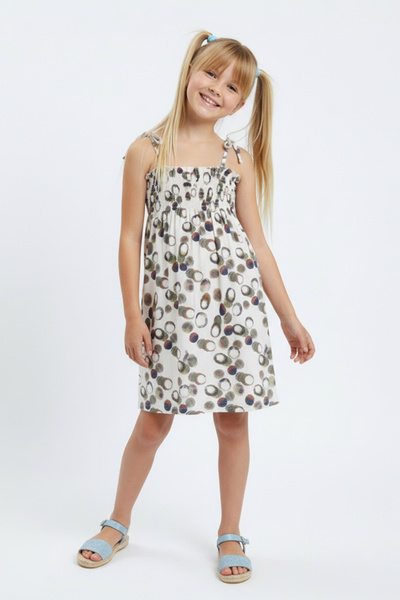 par lingerie pl Παιδικό φόρεμα από χτενισμένο βαμβάκι