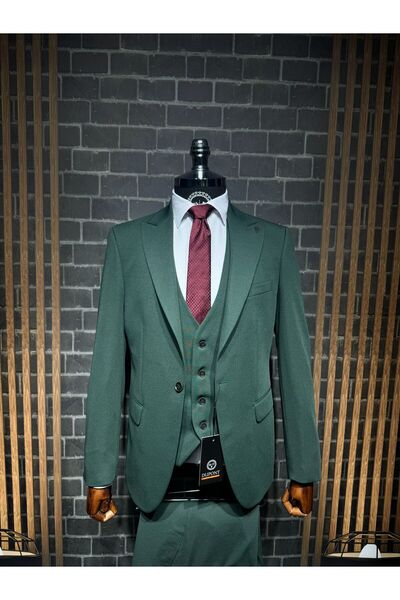 Dupont Slim Fit Tek Düğme Kırlangıç Yaka Takım Elbise