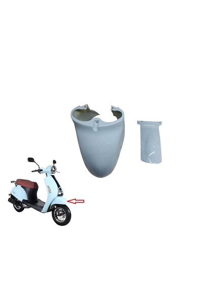 KOÇAK MOTOR Kuba Blueberry 50 -AKALİTE- Ön Çamurluk ve Arka Eki Açık Mavi
