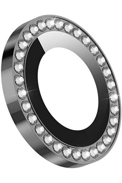 Green Lion Diamond Camera Lens for iPhone 14 Plus / 14 - Black