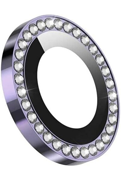 Green Lion Diamond Camera Lens for iPhone 14 Pro Max / 14 Pro - Purple