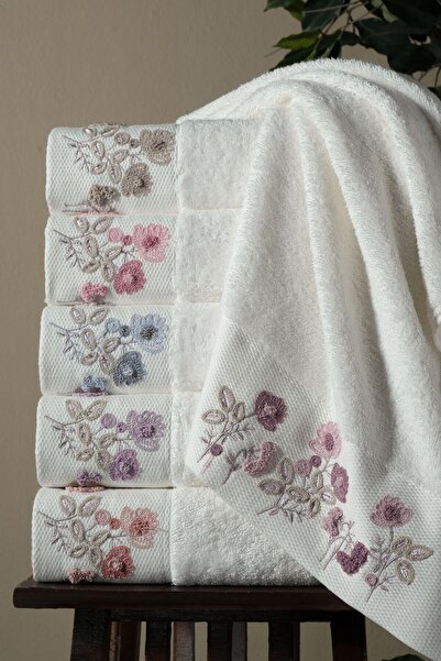 Fiesta Tekstil 50x90 Alice Süzene Bambu 6'lı Havlu