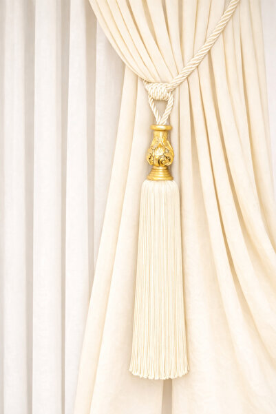 MEFAKS TEKSTİL Cornișă din nurcă, stil baroc, cu capotă din poliester, Takmatik