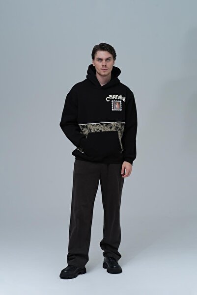 SAW Urbanity Change Oversize Sweatshirt Erkek Siyah
