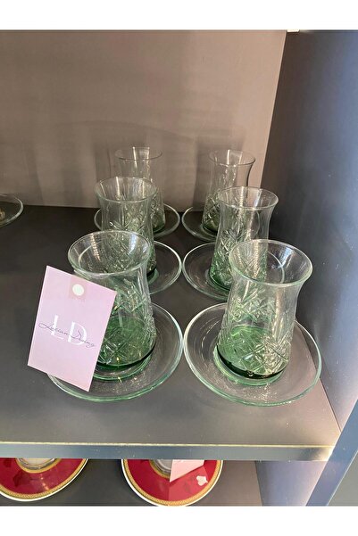 Lucian Design YEŞİL 6LI ÇAY BARDAĞI SETİ