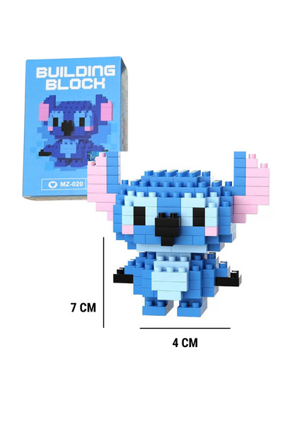 WUNİT Bricks Stitch Karakter Figürü 3D Yapboz Puzzle Yapı Oyuncakları