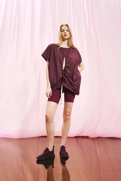 VDR Bordo Poplin Tunik 17109