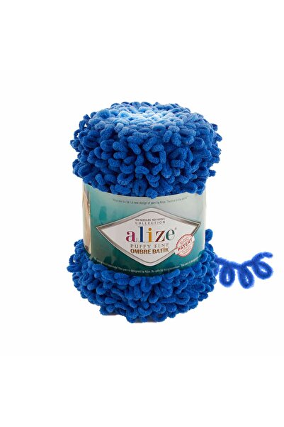 Alize Puffy Fine Small Loop Amber Batik