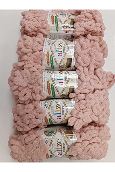 Alize Puffy knitting yarn, 5 pieces, color number 161