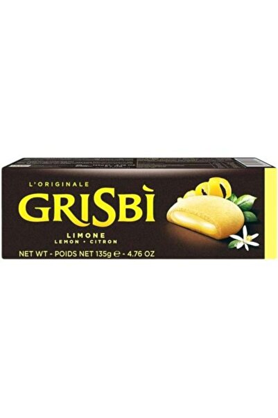 FO بسكويت جريسبي ليمون بليس - بسكويت إيطالي فاخر محشو بكريمة الليمون 135 غرام