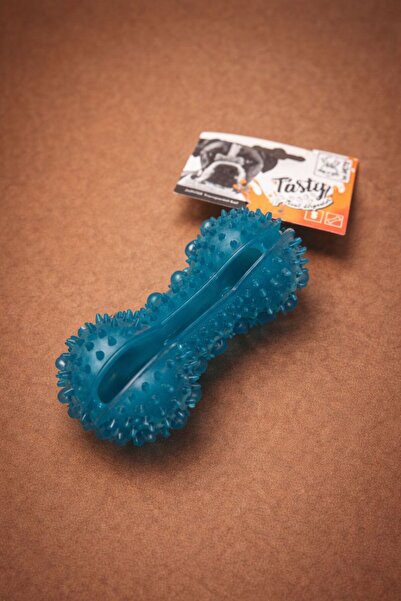 Tasty Köpekler İçin Ödül Mamalı Diş Kaşıma Oyuncağı – Tırtıklı Kauçuk Kemirme...