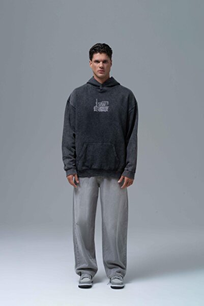 SAW Urbanity Breathe & Live Oversize Sweatshirt Erkek Siyah