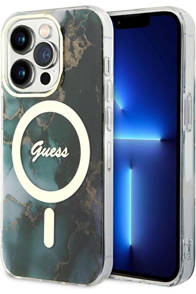 CG Mobile MagSafe Case for iPhone 15 Pro - Green Marble