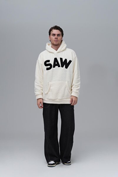 SAW Urbanity Time Of Choose Oversize Welsoft Sweatshirt Erkek Ekru