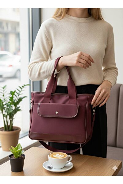 wikidayss Women's Large Size Satin Fabric Shoulder Bag