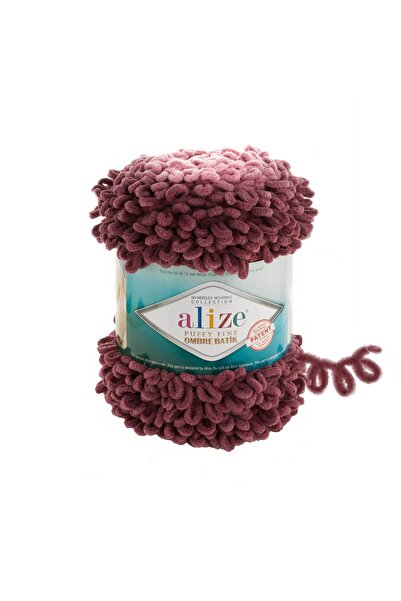 Alize Puffy Fine Small Loop Amber Batik