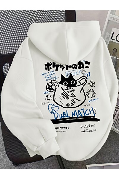 LORVANIY سويت شيرت للجنسين من anmi مطبوع 3 Thread K بغطاء رأس