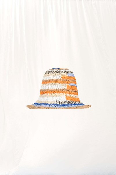 VDR Multi-Colored Straw Hat Fed