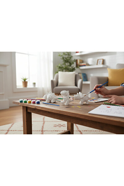 MECora Design Çocuklar İçin Eğitici Ve Öğretici Taş Boyama Seti Çocuk Aktivit...