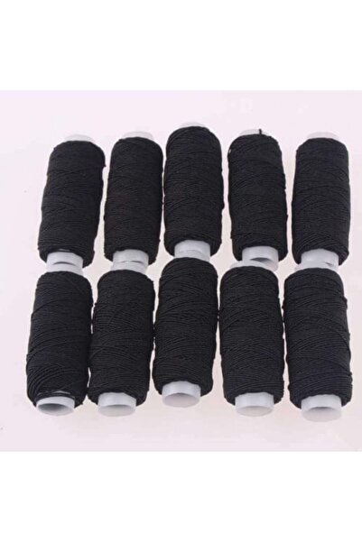 Abrar Black Elastic Rubber Ball