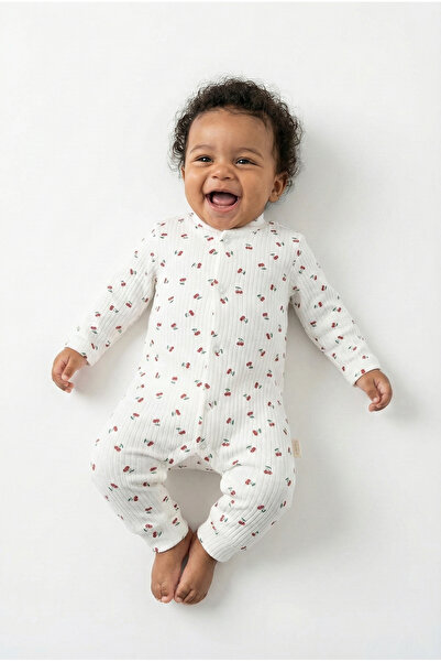 Noone Soft Touch for Your Baby: Cherry Pattern Cotton Romper