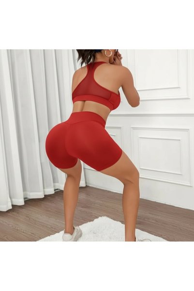 CARABO MODA High Waist Shaping / Sculpting Mini Sports Tights