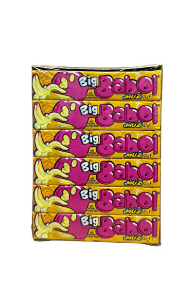 Big Babol Muz Aromalı Balonlu Sakız 27 GR * 18 Adet